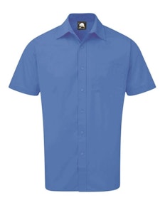 ORN Essential Short Sleeve Shirt Mid Blue
